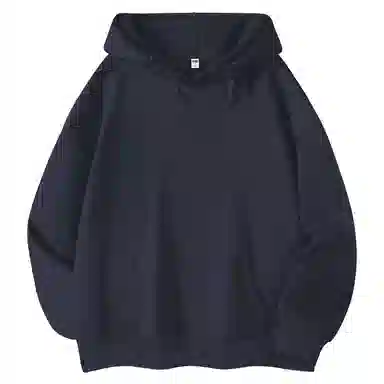 棉致 纯色简约设计感多巴胺学院风百搭休闲通勤落肩宽松柔软舒适套头连帽长袖卫衣 女款