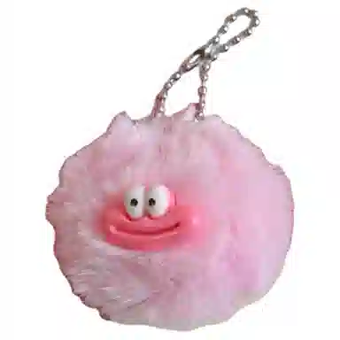 小猪班纳 可爱香肠嘴仿兔毛毛球挂饰趣味配饰书包挂饰#好运 毛绒 挂件 男女同款情侣款