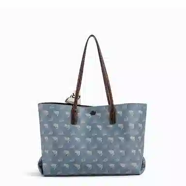 Fairwhale Vintage Print Tote Bag