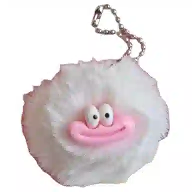 小猪班纳 可爱香肠嘴仿兔毛毛球挂饰趣味配饰书包挂饰#好运 毛绒 挂件 男女同款情侣款