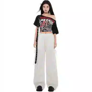 玫丝朵 简约百搭时尚舒适休闲裤 女款