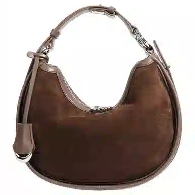 恒源祥 时尚高级感懒惰风复古通勤 牛皮 腋下包单肩包 女款 多色