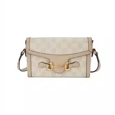 Gucci Horsebit 1955 Mini Beige/White