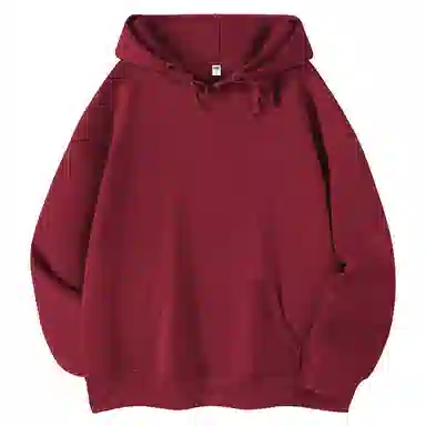 棉致 纯色简约设计感多巴胺学院风百搭休闲通勤落肩宽松柔软舒适套头连帽长袖卫衣 女款