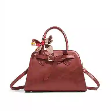 CLEVER& KETCH Quilted PU Shoulder Bag Red