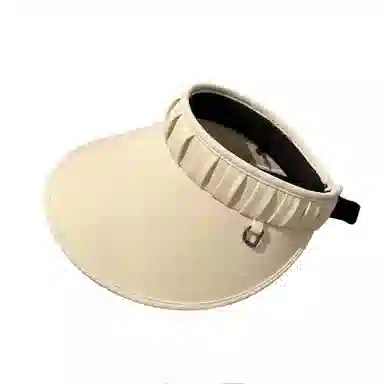 艾佳微 大檐户外出游遮阳帽时尚百搭高级感休闲日常通勤冰丝 锦纶 空顶帽 男女同款情侣款