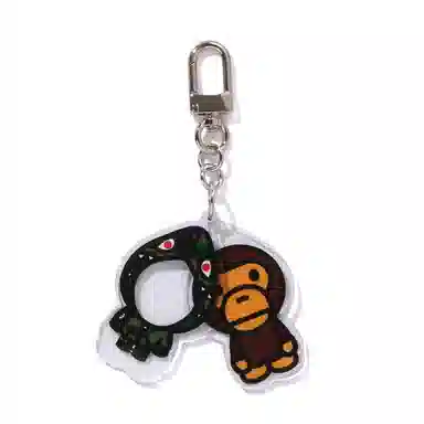A Bathing Ape Baby Milo Hoodie Acrylic Keychain
