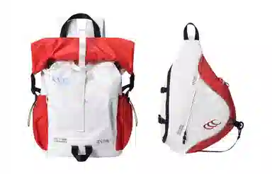 COEXISTENCE Bow Bag White Red