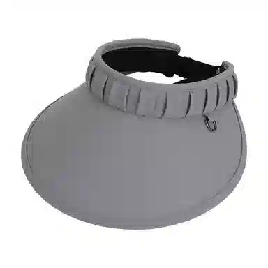 艾佳微 大檐户外出游遮阳帽时尚百搭高级感休闲日常通勤冰丝 锦纶 空顶帽 男女同款情侣款