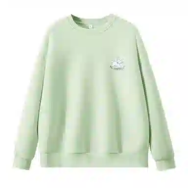 棉致 皇冠小狗狗简约柔软百搭通勤舒适弹力学院风多巴胺宽松落肩圆领长袖卫衣 女款