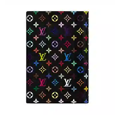 Louis Vuitton x Takashi Murakami Passport Holder Black Multicolor