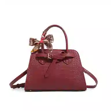 CLEVER& KETCH Quilted PU Shoulder Bag Red