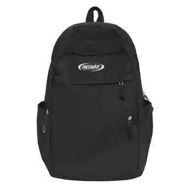 泰格奴 小清新休闲高颜值精美潮版韩版背包初高中生大学生上课百搭 尼龙 双肩包 男女同款情侣款 白色/黑色/黄色/蓝色