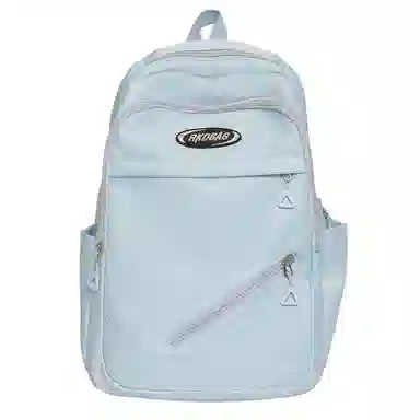 泰格奴 小清新休闲高颜值精美潮版韩版背包初高中生大学生上课百搭 尼龙 双肩包 男女同款情侣款 白色/黑色/黄色/蓝色