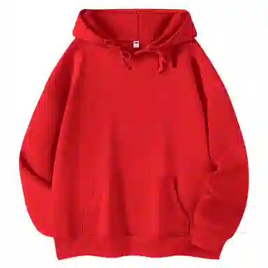 棉致 纯色简约设计感多巴胺学院风百搭休闲通勤落肩宽松柔软舒适套头连帽长袖卫衣 女款