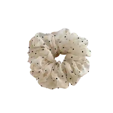 希铃 温柔波点 网纱 发圈 女款