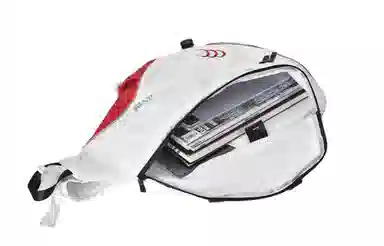 COEXISTENCE Bow Bag White Red