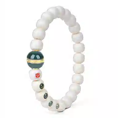 钰澜文玩 汉堡珠搭配款老型镶嵌款#好运 猛犸 手串 男女同款情侣款