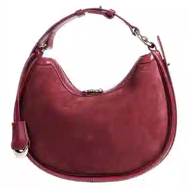 恒源祥 时尚高级感懒惰风复古通勤 牛皮 腋下包单肩包 女款 多色