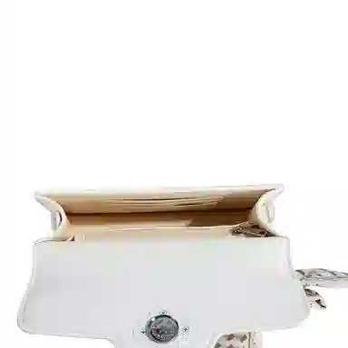 MACKJANICE Embroidered Crossbody Bag White