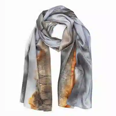 上海故事 真丝方巾 春望 桑蚕丝 丝巾 女款 礼盒装