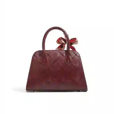CLEVER& KETCH Quilted PU Shoulder Bag Red