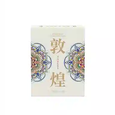 万格 天坛故宫敦煌掼蛋高档黑芯布纹大字耐磨旅游纪念文创 扑克