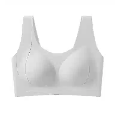 欧迪芬 裸感无痕冰丝轻薄透气亲肤柔软宽肩带软支撑上托聚拢防下垂收副乳夏季冰凉感文胸 女款