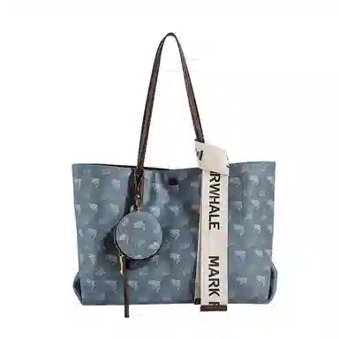 Fairwhale Vintage Print Tote Bag