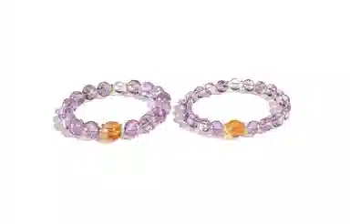 百利金 紫气东来 国潮新中式优雅气质精致日常通勤轻奢经典百搭小众设计转运珠手饰#好运 紫水晶 手串 女款