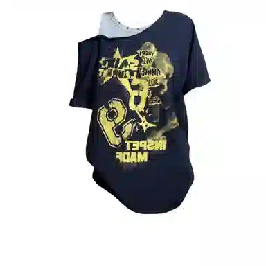 THREE Oversize Patchwork T-Shirt