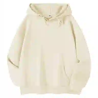 棉致 纯色简约设计感多巴胺学院风百搭休闲通勤落肩宽松柔软舒适套头连帽长袖卫衣 女款