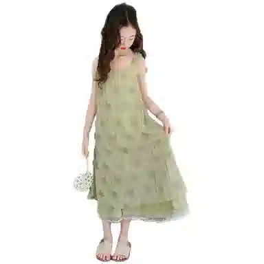 天才小熊连衣裙 无袖亲肤轻盈 中小童