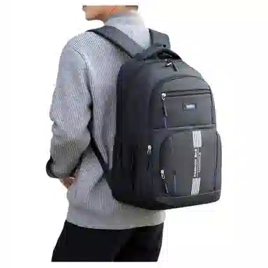 恒源祥 时尚简约便携 牛津布 双肩包 男女同款情侣款 多色