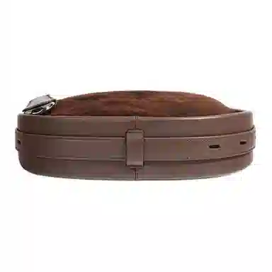 恒源祥 时尚高级感懒惰风复古通勤 牛皮 腋下包单肩包 女款 多色