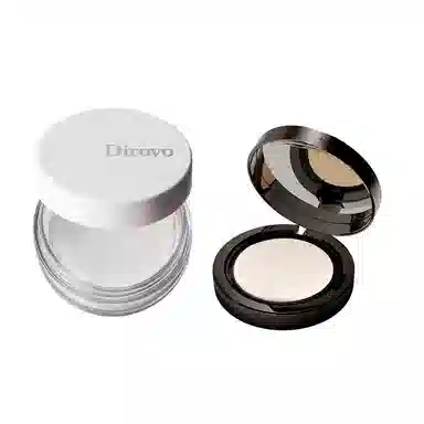 蒂洛薇 定妆控油水散粉 水光遮瑕提亮肤色粉膏 小样彩妆体验装 易上色自然持久哑光不晕染不脱妆清透素颜服帖不卡粉遮瑕修饰肤色