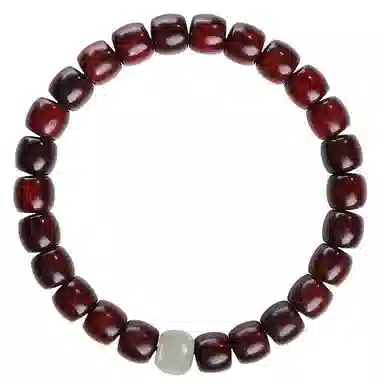 木盛缘 【紫气东来  帝王之木 】 紫檀属 手链手串高油高密转运配饰文玩好运转运 男女同款情侣款