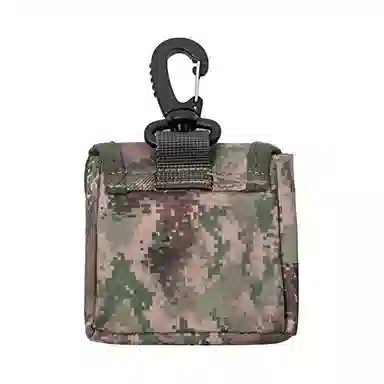 江南先生 美式复古 迷彩精致小巧便携时尚 魔术贴设计 耳机包零钱包 男女同款情侣款 多色