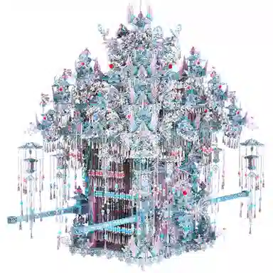 拼酷 粉黛·万工轿 拼装模型