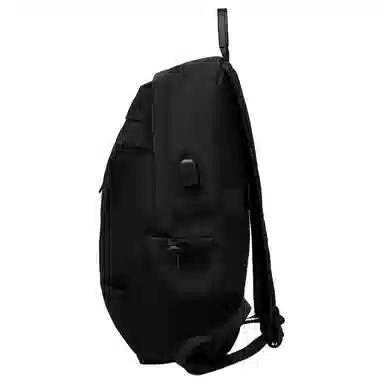 老人头 简约百搭通勤时尚轻便 织物 双肩包 男女同款情侣款 黑色/灰色