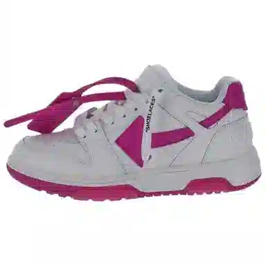 OFF-WHITE Out Of Office White Pink