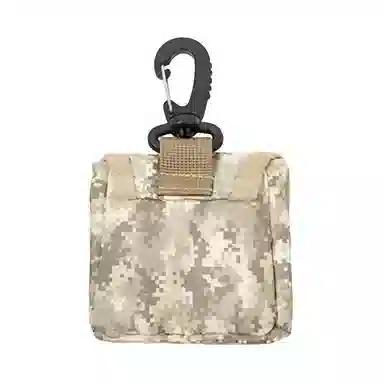 江南先生 美式复古 迷彩精致小巧便携时尚 魔术贴设计 耳机包零钱包 男女同款情侣款 多色