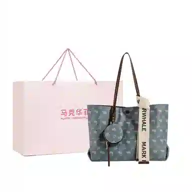 Fairwhale Vintage Print Tote Bag