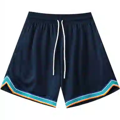 左岸 美式复古高街宽松休闲直筒中腰松紧系带户外运动日常通勤透气舒适潮流百搭时尚男女同款五分亲肤篮球裤 男女同款