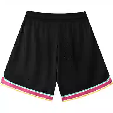 左岸 美式复古高街宽松休闲直筒中腰松紧系带户外运动日常通勤透气舒适潮流百搭时尚男女同款五分亲肤篮球裤 男女同款