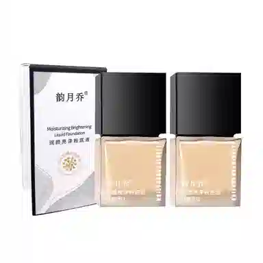 韵月乔 润颜亮泽粉底液 控油自然持久亮泽提亮肤色遮瑕均匀肤色