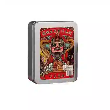 万格 国潮铁盒家用旅行装防水加厚扑克牌 麻将纸牌