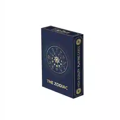 万格 十二星座布纹磨砂塑料防水 斗地主创意 扑克