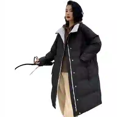 鸭鸭 中长款冬季保暖加厚时尚休闲百搭羽绒服 女款