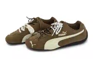 PUMA Speedcat White Yellow Brown